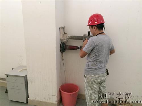 房屋加固工程檢測現場