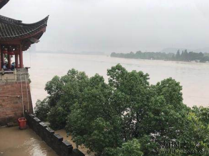 錢塘江暴發大洪水