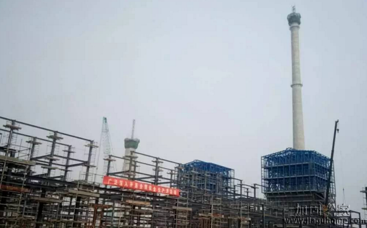 華北石化兩部超高煙囪加固改造完畢，雙雙封頂